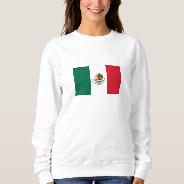 Sweatshirt Drapeau Mexicain (Devant)