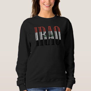 Sweatshirt Drapeau national de l'Irak souvenir pour hommes fe