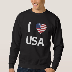 Sweatshirt Drapeau National des Etats-Unis souvenir pour homm