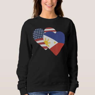 Sweatshirt Drapeau national des Philippines souvenir pour hom