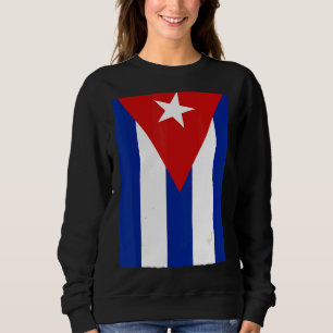 Sweatshirt Drapeau national Vintage rétro Cuba