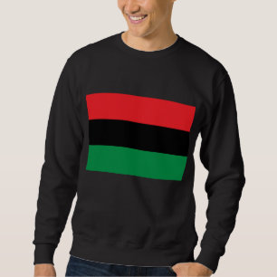 Sweatshirt Drapeau panafricain, histoire des Noirs afro-améri