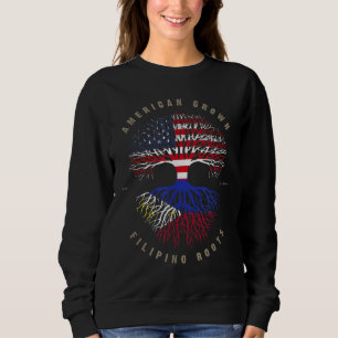 Sweatshirt Drapeau philippin américain des Philippines