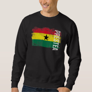 Sweatshirt Drapeau Prestea Ghana Pour Les Ghanéens Hommes Fem