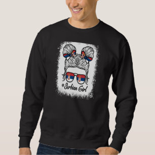 Sweatshirt Drapeau Serbe Fille Fierté Femme patriotique Serbi