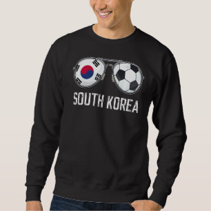 Sweatshirt Drapeau sud-coréen & Football Sunglass Sud-coréen