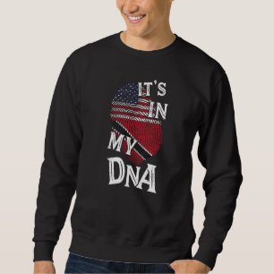 Sweatshirt Drapeau Trini Drapeau américain Pays de Trinité-et