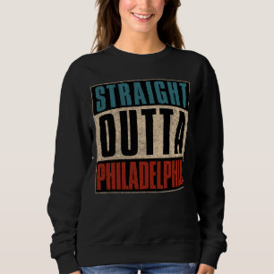 Sweatshirt Droite en direction de Philadelphie Pennsylvanie P
