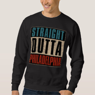 Sweatshirt Droite en direction de Philadelphie Pennsylvanie P