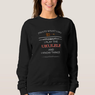 Sweatshirt Drôle cadeau Ukulele