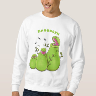 Sweatshirt Drôle carnivore carnivore carnivore plante dessin