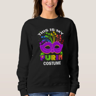 Sweatshirt Drôle Ceci Est Mon Masque De Feu Masque Hamantash