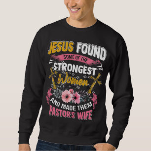 Sweatshirt Drôle Christian Appréciation Pasteur's Wife Cadeau