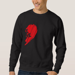 Sweatshirt Drôle de dire être mon partenaire Look Couple Deux