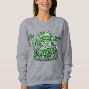 Sweatshirt drôle de survivant pandémique maman zombie