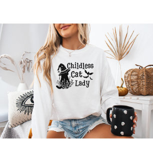 Sweatshirt Drôle Éffrayant mignonne Halloween Enfant Chat Lad