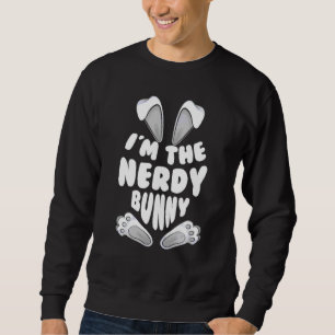 Sweatshirt Drôle Je Suis Nerdy Bunny Pour Hommes Femmes Enfan