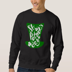 Sweatshirt Drôle Jour de la Saint Patrick irlandais Boire Luc