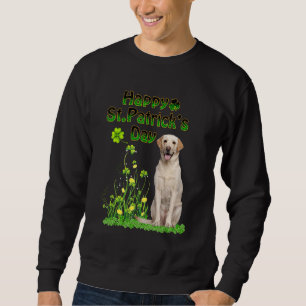 Sweatshirt Drôle Jour de la Saint Patrick Labrador Retriever 