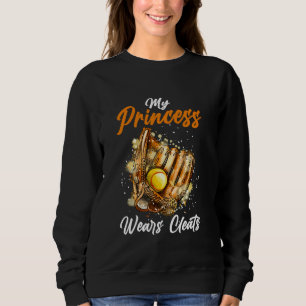 Sweatshirt Drôle Ma Princesse Porte Mat Lecteur de softball M