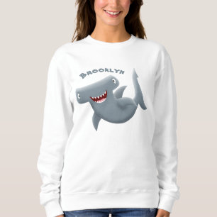 Sweatshirt Drôle mignon requin marteau dessin animé