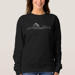 Sweatshirt Drôle Roller Dessous de verre Ride Lover Hommes Fe
