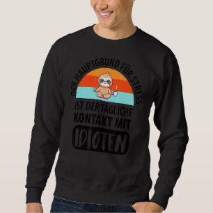 Sweatshirt Drôle Sloth Dit Employé Bureau du collègue de trav