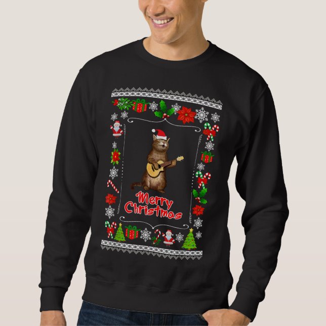Sweatshirt Drôle xmas méchant propriétaires amoureux de les c (Devant)