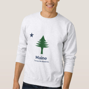 Sweatshirt du drapeau de l'État du Maine