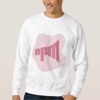 Sweatshirt du logo NPM Pink Blob