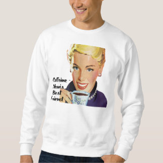 Sweatshirt du meilleur ami des Caféine-Mamans