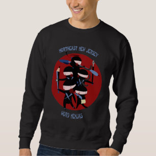Sweatshirt du nord-est de Nenjas de mot de New