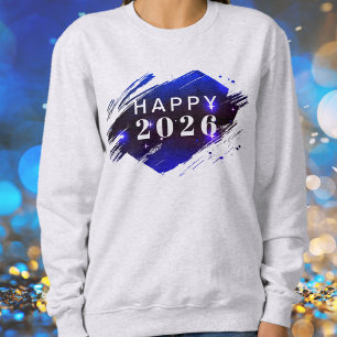 Sweatshirt du Nouvel An Blanc