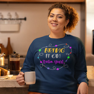 Sweatshirt du Nouvel An, personnalisable