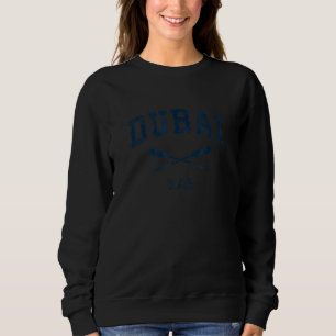 Sweatshirt Dubaï Émirats arabes unis Pagaie nautique vintage