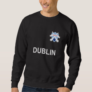 Sweatshirt Dublin Irlande Fier Vintage
