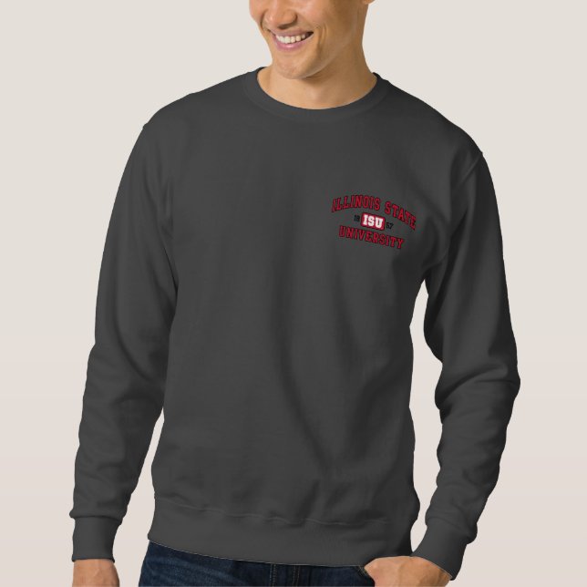 Sweatshirt d'université de l'Etat de l'Illinois (Devant)