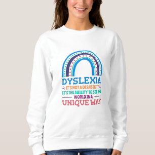 Sweatshirt Dyslexie Sensibilisation Dyslexique