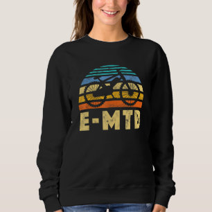 Sweatshirt E Vélo Électrique E Vélo Rétro Vintage E Vélo