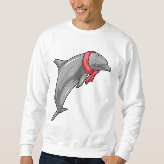 Sweatshirt Écharpe dauphin (Devant)