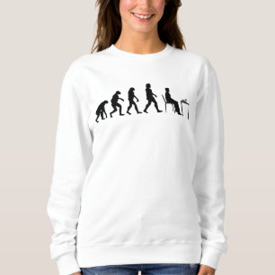 Sweatshirt Échecs - Évolution du joueur d'échecs