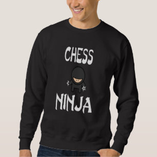 Sweatshirt Échecs Ninja Design Amusant Shuriken Design Ninjas