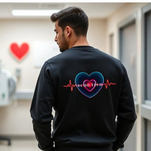 Sweatshirt Echo Tech Battement de cœur Cœur avec ECG