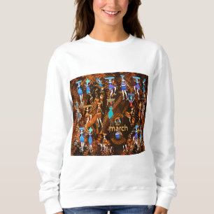 Sweatshirt Echoes of Empowerment: March 8th