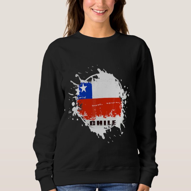 Sweatshirt Éclaboussure de Chili (Devant)