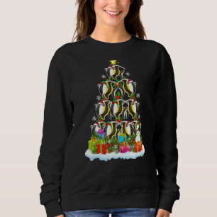 Sweatshirt Éclairage des arbres de Noël des poissons-anges Pè