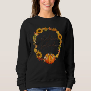 Sweatshirt Éclat d'Automne Jolies Feuilles d'Automne Citrouil