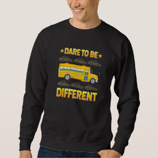 Sweatshirt École de conducteurs d'autobus géniaux qui osent ê