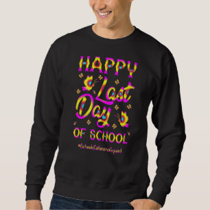 Sweatshirt Écoles Cafétéria Squad Joyeux Jour Dernier De L'Éc