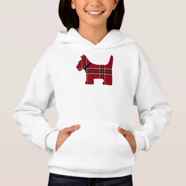 Sweatshirt écossais de chien (Devant)